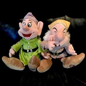 Disney Dopey and Sneezy Plush